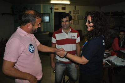 Zé Zanolli conversa com Grupo de Escoteiros
