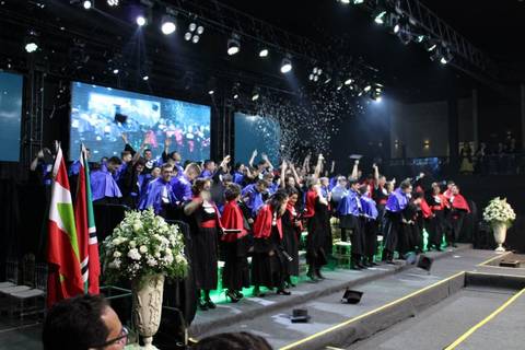 Formatura UniSatc celebra conquista de acadêmicos e traz homenagens