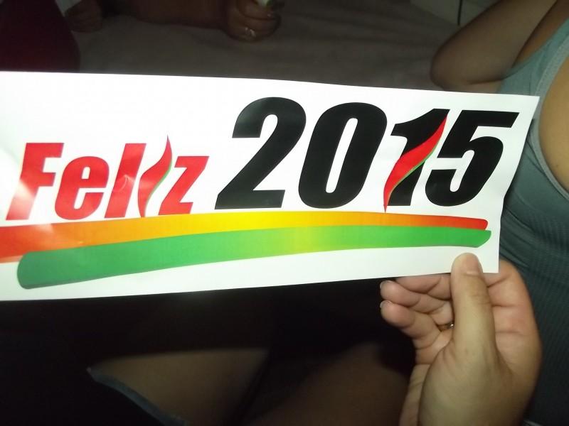 Amigos e simpatizantes do PMDB de Sombrio em festa