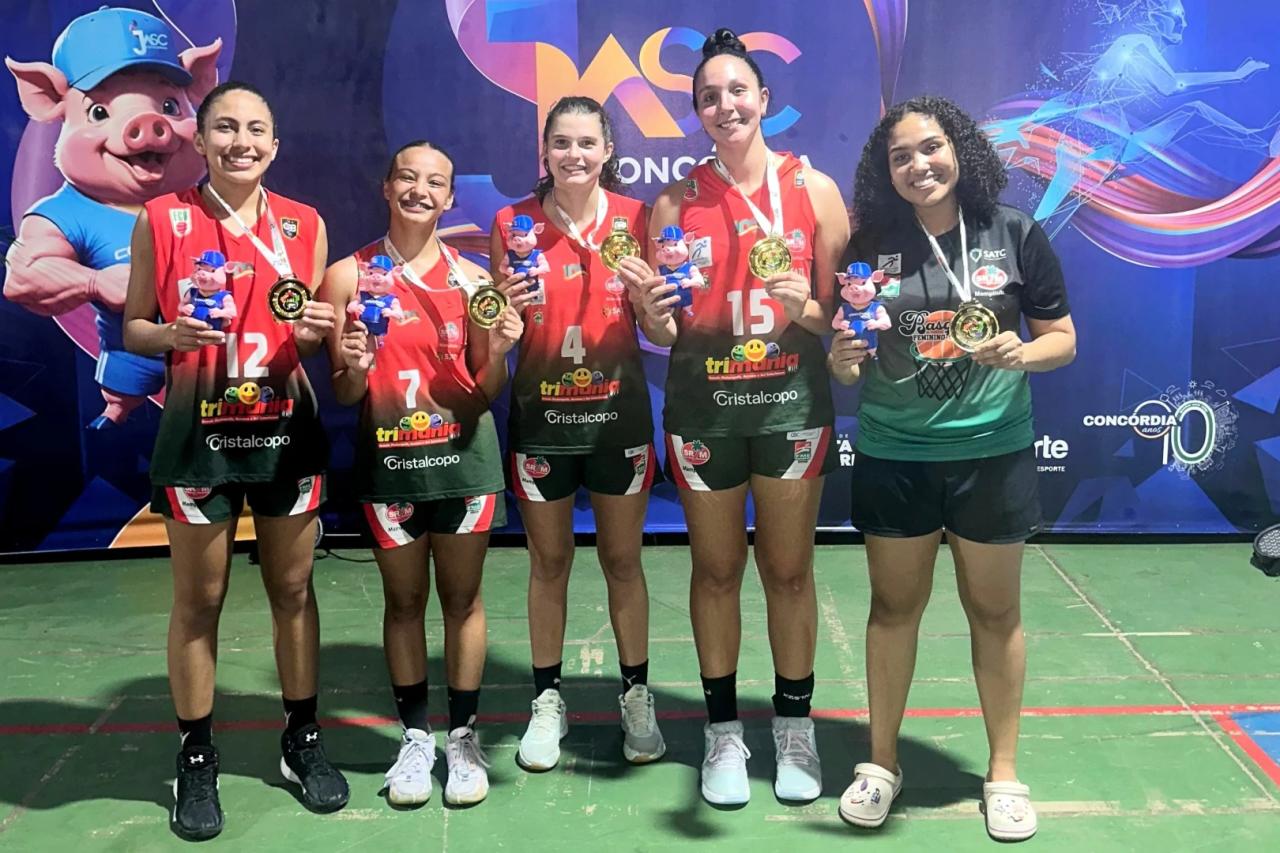 Criciúma é campeão estadual do basquete feminino 3x3 nos Jasc 2024
