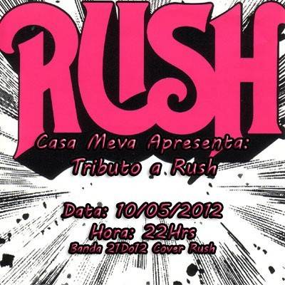 Quinta Rock na Casa Meva - Tributo ao Rush