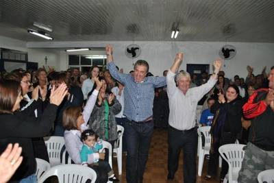 Marcos Feltrin e Ademir Donadel lançam campanha em Siderópolis