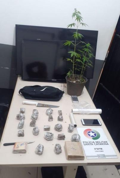 Suspeito é preso por tráfico de drogas e receptação no bairro Vila Manaus