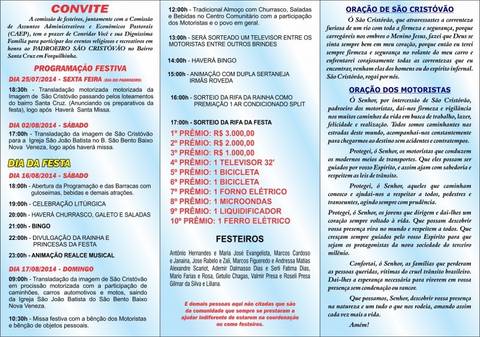 Festa De São Cristóvão